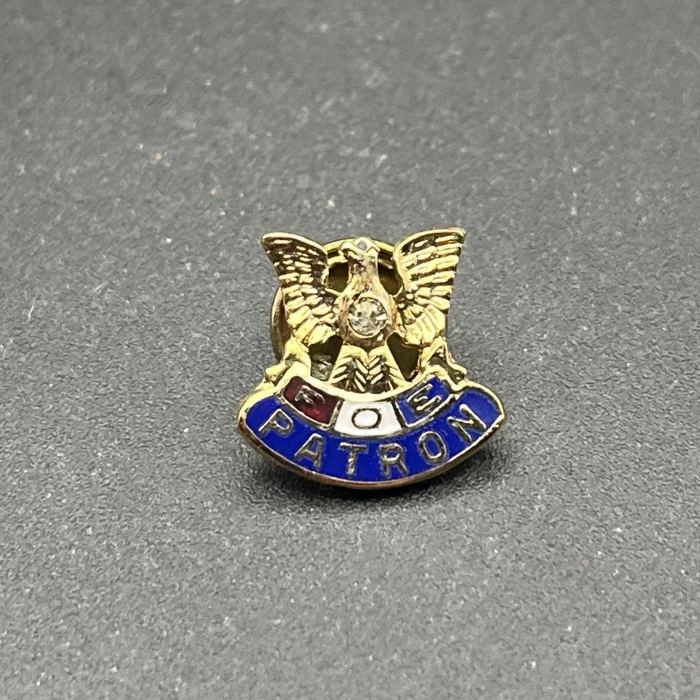 FOE Fraternal‎ Order Of Eagles Patron Lapel Hat Pin